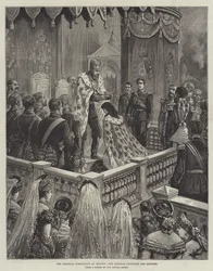 The Imperial Coronation at Moscow, the Emperor Crowning the Empress